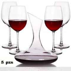 ICHIMATSU - Decantador De Vino Con 4 Copas