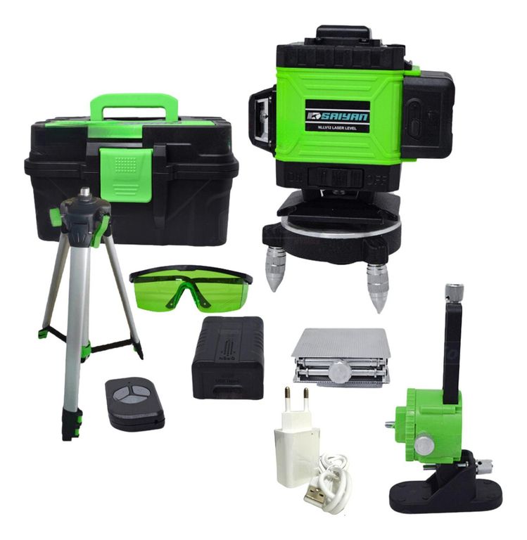 Nivel laser 12 lineas bateria 5ah Sayan incluye tripode