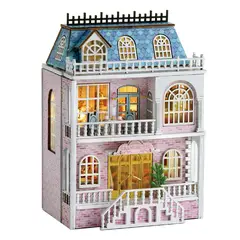 LIANYUN - Bricolaje Casita De Muñeca Miniatura Led Regalo De Cumpleaño