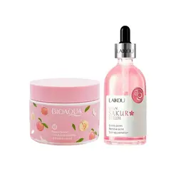BIOAQUA - Gel Exfoliante de Durazno + Serum de Sakura