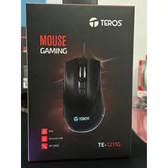 TEROS - Mouse gamer TE-1211G mouse para juegos con cable