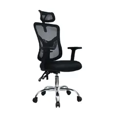 MOBELART - Silla de Oficina Presidente Fone Ultra BA Negro Ergonómica möbelArt