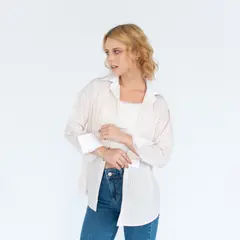 EVANIC - CAMISA OVER CONTRASTE - PERU