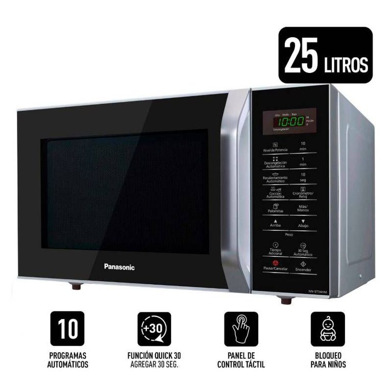 Microondas NN-SB34HMRPK Negro 25L