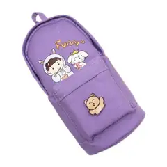 GENERICO - CARTUCHERA BACKPACK KAWAI LILA