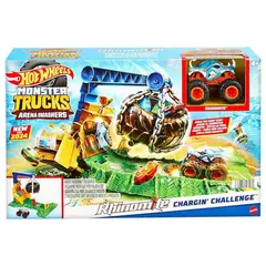 HOT WHEELS - Monster Trucks Pista Reto en la Selva