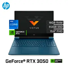 HP - Laptop Gamer Victus 15-FA0007LA 15.6” FHD 144Hz Intel I7-12650H 16GB 512GB SSD RTX-3050 Windows 11