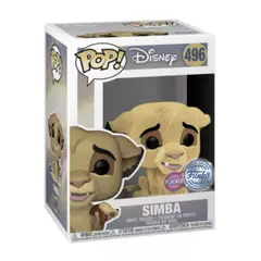 FUNKO - Simba flocked Pop 496 El Rey Leon Exclusivo
