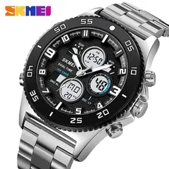 SKMEI - Reloj 2205 Plateado Analogico Digital_.