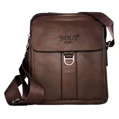 GENERICO - Morral Hombre en Cuero PU Bandolera