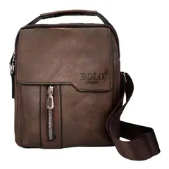 GENERICO - Morral Hombre en Cuero PU Bandolera