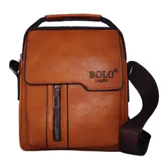GENERICO - Morral Hombre en Cuero PU Bandolera