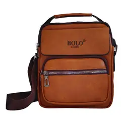 GENERICO - Morral Hombre en Cuero PU Bandolera