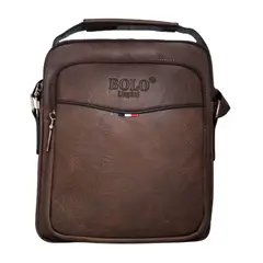GENERICO - Morral Hombre en Cuero PU Bandolera