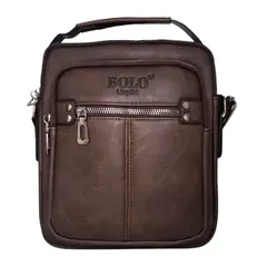 GENERICO - Morral Hombre en Cuero PU Bandolera