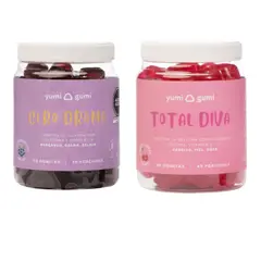 YUMI GUMI - Pack Cero Drama + Total Diva Gomitas 90 Und