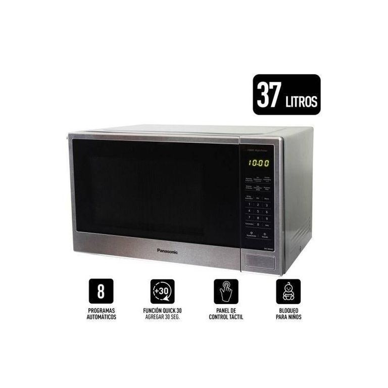 Horno Microondas 37 Lts 900W NN-SB646SRPK - Plateado