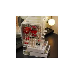 GENERICO - Organizador de joyas aretes collares con 5 divisiones exhibidor