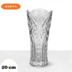 ICHIMATSU - Florero de vidrio Glass Labrado 20 Cm