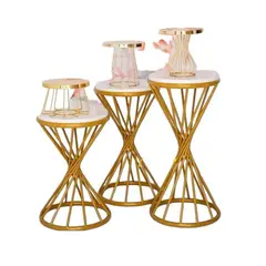 OEM - 3 MESAS COPA NAKED DECORATIVAS PARA EVENTOS