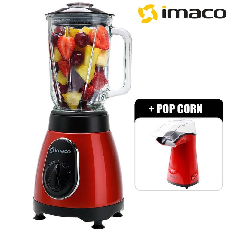 Combo Licuadora de Metal 15Lt 500W BLS5388R +Máquina Pop Corn