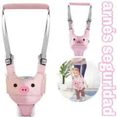 GENERICO - Arnés de bebe entrenador para caminar ROSADO