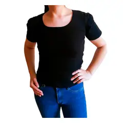 GENERICO - Blusa Mujer Diseño LARA - Nathalie Love It - Negro