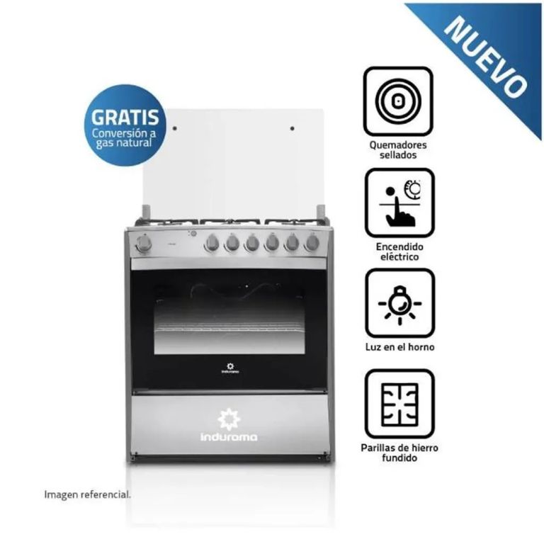 Cocina a Gas Cataluña QZ 6 Hornillas Croma