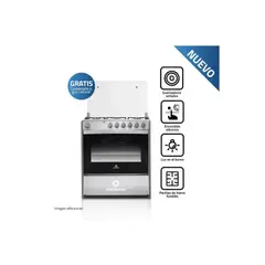 INDURAMA - Cocina a Gas Cataluña QZ 6 Hornillas Croma