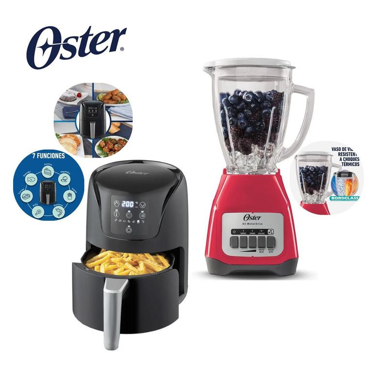 Combo Freidora Digital CKSTAF18DDF + Licuadora 2 Vel MPB.
