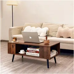 VENTITAS HOME - Mesa de Centro Vintage Maia Color Bellota