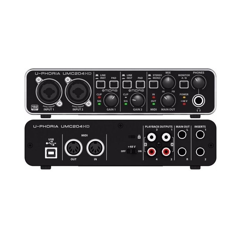 UMC204HD - Interfaz de audio USB