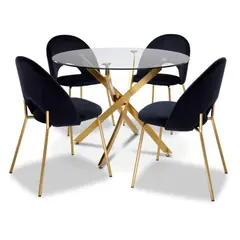 CENTRAL DECCO - COMEDOR 4 SILLAS BRUSELAS