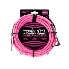 ERNIE BALL - Cable Neon Rosado 5,4m P06083