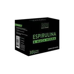 MACA WORKS - Espirulina & Maca Negra Caja 30 sachets 5g c/u