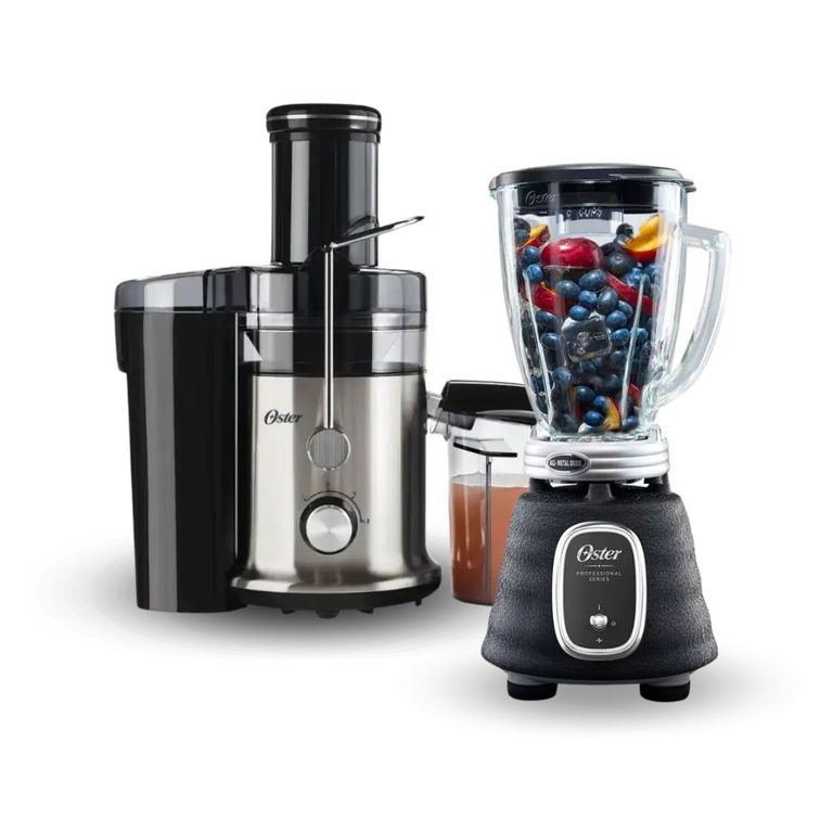 Combo Extractor FPSTJE320S + Licuadora serie profesional BLSTBPST
