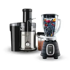 OSTER - Combo Extractor FPSTJE320S + Licuadora serie profesional BLSTBPST