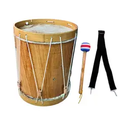 GENERICO - Bombo de CHIVO con Mazo mediano con Correa