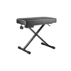 HERCULES - Asiento para PianoTeclado Negro KB200B BK