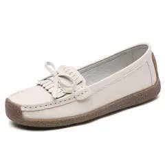 BLWOENS - Zapatos planos para Mujer -Blanco