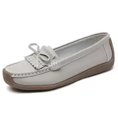 BLWOENS - Zapatos planos para Mujer -Gris