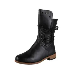 BLWOENS - Botas para Mujer-Negro