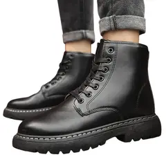 BLWOENS - Botas para Hombre-Negro