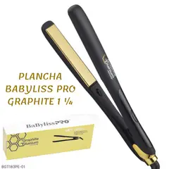 BABYLISS PRO - Plancha Graphite Titanium Iónica 32 mm 1 1/4 - BGT183PE