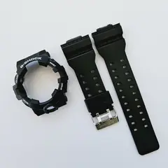 GENERICO - Correa Repuesto + Bisel para CASIO G-SHOCK GA-700 - Negro