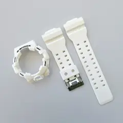 GENERICO - Correa Repuesto + Bisel para CASIO G-SHOCK GA-700 - Blanco