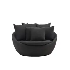 CENTRAL DECCO - SILLON DECCO NEGRO CENTRAL