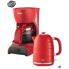 OSTER - Combo cafetera bvstdcdr5r-053 + hervidor bvstkt4177r