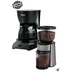 OSTER - Combo Cafetera Bvstdcdr5b-053 + Molinillo de cafe bvstbmh23