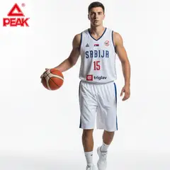 PEAK - Camiseta de SERBIA 2024 FIBA JERSEY
